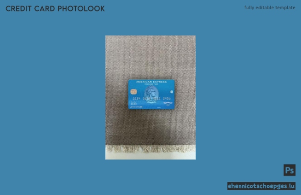 USA Citizens Bank American Express Blue Business Plus Card – Beispielansicht